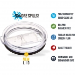 KLUBI 590 ml. Paslanmaz �elik Termos (Beyaz-Yaz�l�)