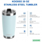 koodee Paslanmaz elik Termos (Mavi)(590ml)