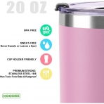 koodee Paslanmaz elik Termos (Pembe)(590ml)