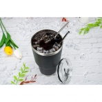 DS 880ml Paslanmaz �elik Termos (Siyah)