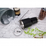 DS 880ml Paslanmaz �elik Termos (Siyah)