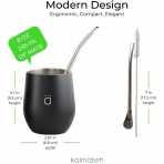 Kalmateh Yerba Mate Paslanmaz �elik Termos (230ml)(Bombilla)