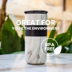 Elemental Paslanmaz �elik Termos (Marble)(470ml)