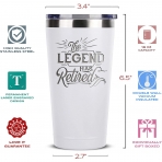 Sodilly Paslanmaz elik Termos (The Legend Has Retired)(470ml)