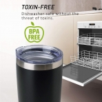 DOMICARE Paslanmaz �elik Termos (Siyah)(590ml)