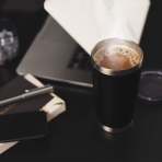 DOMICARE Paslanmaz �elik Termos (Siyah)(590ml)