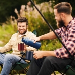 ALOUFEA Paslanmaz �elik Termos Kupa (2Adet)(K�rm�z�)(340ml)