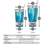 Healthy Human Yaltml Paslanmaz elik Termos (Bora Bora)(940ml)