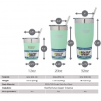 Healthy Human Yaltml Paslanmaz elik Termos (Seamist)(940ml)