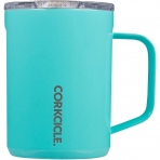 Corkcicle Paslanmaz elik Termos Kupa(Gloss Turquoise)(480ml)