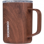 Corkcicle Paslanmaz elik Termos Kupa (Walnut Wood)(480ml)