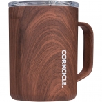 Corkcicle Paslanmaz elik Termos Kupa (Walnut Wood)(480ml)