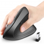iClever Bluetooth Vertical Mouse (Siyah-Gri)