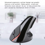 ANMAIKER USB Vertical Ergonomik Mouse (Siyah)