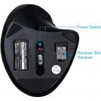 SANWA Bluetooth Vertical Ergonomik Mouse (Krmz)