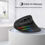 VicTsing Bluetooth Vertical Mouse (Siyah)