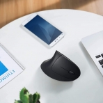 Nidiox Bluetooth Vertical Ergonomik Mouse (Siyah)