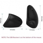 Acedada Bluetooth Vertical Ergonomik Mouse (Siyah)