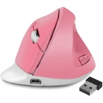 Zienstar Bluetooth Vertical Ergonomik Mouse (Pembe)