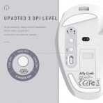 Jelly Comb Bluetooth Vertical Ergonomik Mouse (Beyaz-G�m��)