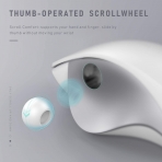 Jelly Comb Bluetooth Vertical Ergonomik Mouse (Beyaz-G�m��)