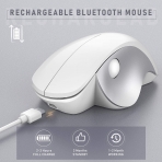 Jelly Comb Bluetooth Vertical Ergonomik Mouse (Beyaz-G�m��)