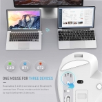 Jelly Comb Bluetooth Vertical Ergonomik Mouse (Beyaz-G�m��)