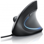 TopRen Kablolu Vertical Ergonomik Mouse (Siyah)