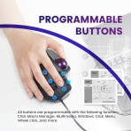 Perixx PERIMICE-520 Kablolu Ergonomik Trackball Mouse