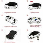 CHUYI Bluetooth Araba Mouse (Siyah)