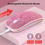 Attoe Wireless Ergonomik Mouse (Pembe)