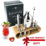 FULL SEND Kokteyl Shaker Barmen Seti (12 Par�a)