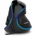 Delux Kablolu Ergonomik Vertical Mouse (1600DPI)