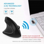 Funwaretech Ergonomik Dikey Wireless Mouse (Sol El)