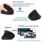 Funwaretech Ergonomik Dikey Wireless Mouse (Sol El)