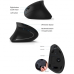 Funwaretech Ergonomik Dikey Wireless Mouse (Sol El)