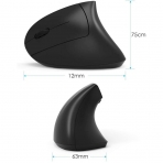 Funwaretech Ergonomik Dikey Wireless Mouse (Sol El)