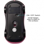 CHUYI Wireless Optik Araba Mouse (Pembe)