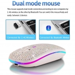 Attoe Wireless Ergonomik Mouse (Beyaz)