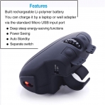 Geyes Wireless Parmak Mouse (Siyah)