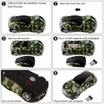 CHUYI Bluetooth Araba Mouse (Kamuflaj)