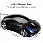 CHUYI Bluetooth Araba Mouse (Siyah)