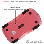 CHUYI Bluetooth Araba Mouse (Pembe)