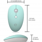 XINSHIS Wireless Ergonomik Mouse (Mavi)