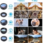 Apexel 10u 1 Arada Akll Telefon Kamera Lens Seti