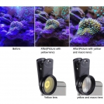 Aquarium Choice Akll Telefon iin Mercan Lens Filtre Kiti