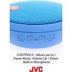 JVC Suya Dayankl Tanabilir Wireless Hoparlr (Siyah)