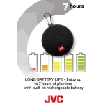 JVC Suya Dayankl Tanabilir Wireless Hoparlr (Siyah)