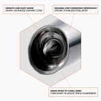 OPUX Elektrikli Tuz ve Karabiber De�irmeni