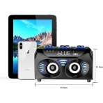 VAENSONG Portable Bluetooth Speakers with Party Lights 20W Loud W